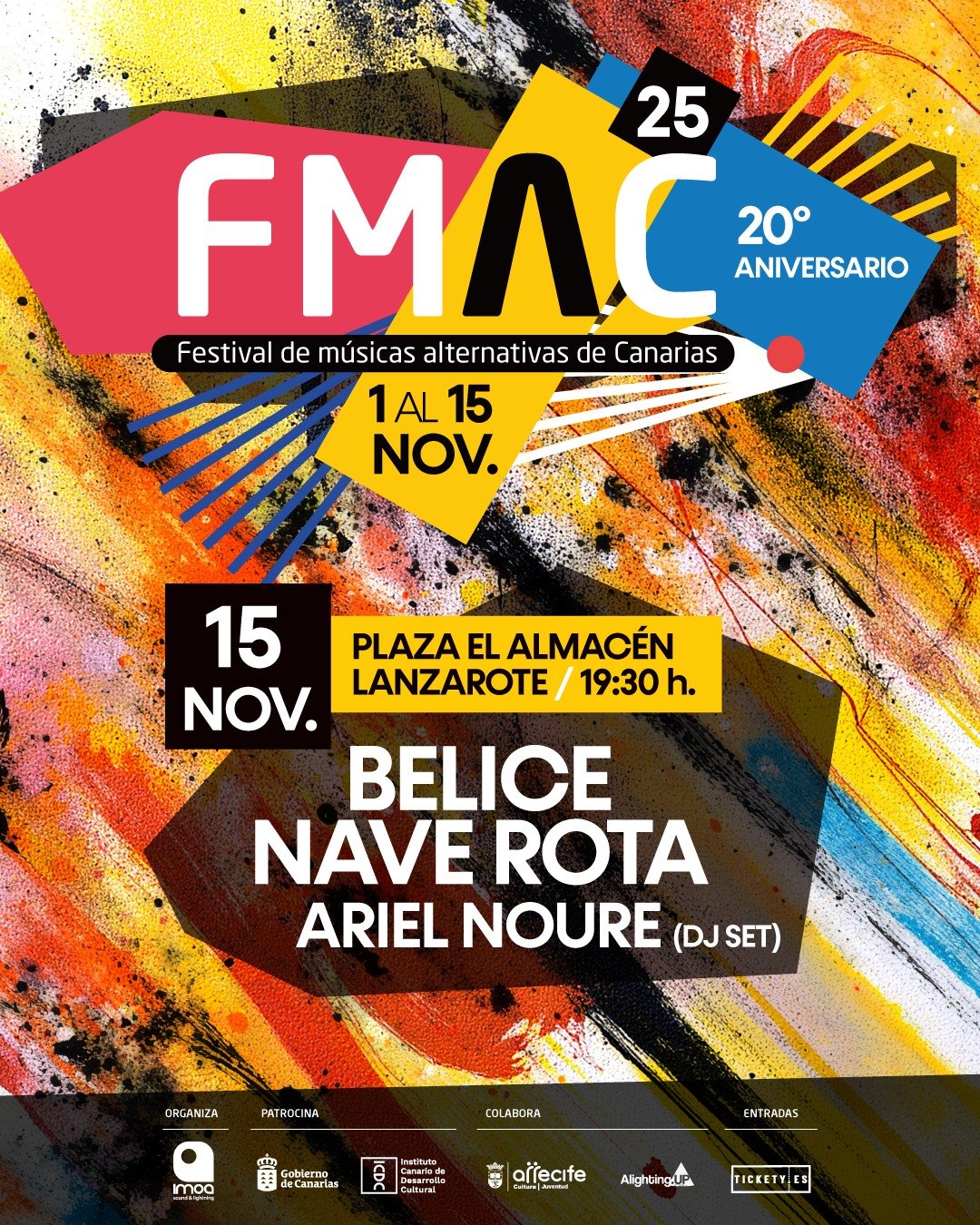 Festival de Música Alternativa de Canarias: Belice, Nave Rota and Ariel Noure